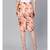 Pink Floral Pencil Skirt
