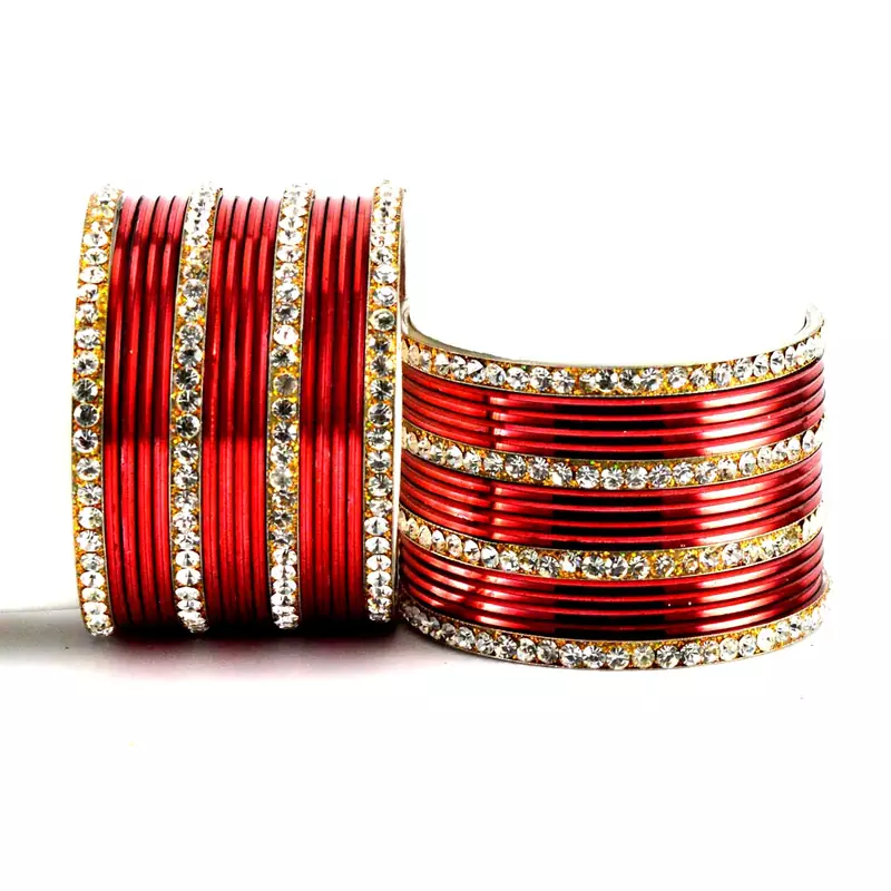 Beautiful  Bangles Color-Red