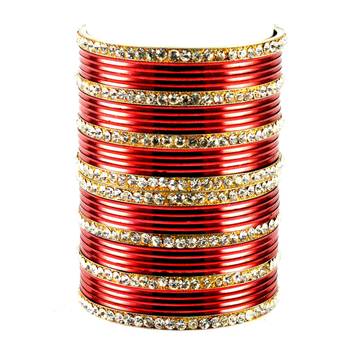 Beautiful  Bangles Color-Red 2
