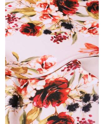Pink Floral Peplum Top 5