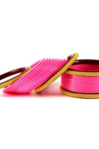 Beautiful  Bangles Color-Pink