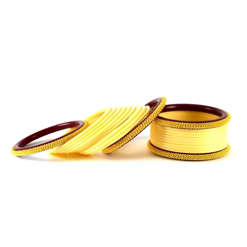 Designer Bangles Color-Cream