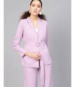 Lavender Belted Jacket