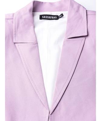 Lavender Belted Jacket 5