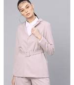 Mauve Belted Jacket