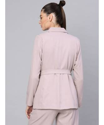 Mauve Belted Jacket 3