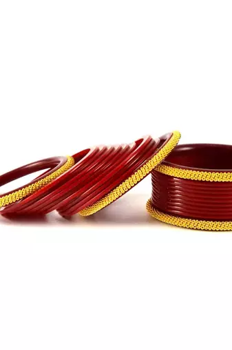 Wonderful Bangles Color-Red