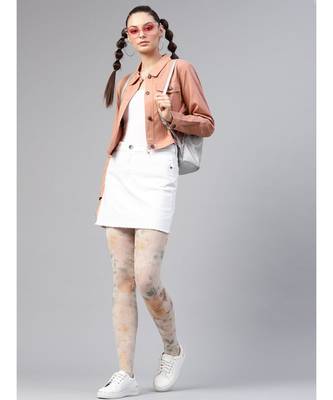 Pink Denim Crop Jacket 4