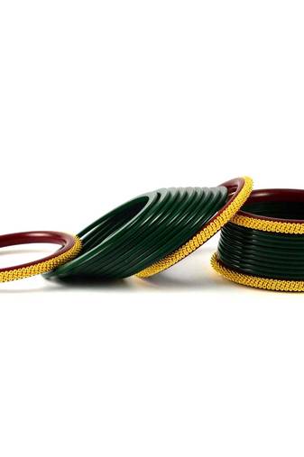 Outstanding Bangles Color-Dark Green