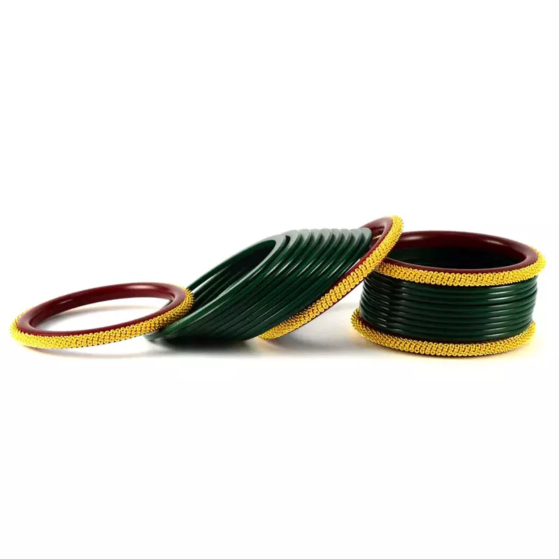 Outstanding Bangles Color-Dark Green