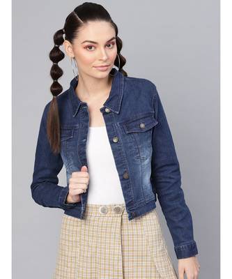 Blue Denim Washed Jacket 1