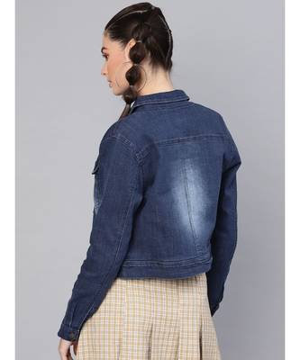 Blue Denim Washed Jacket 3
