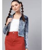 Blue Acid Wash Denim Jacket