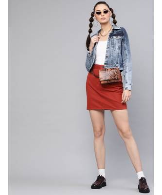 Blue Acid Wash Denim Jacket 4