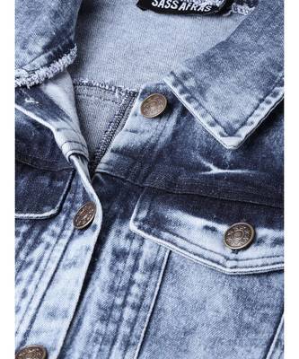 Blue Acid Wash Denim Jacket 5