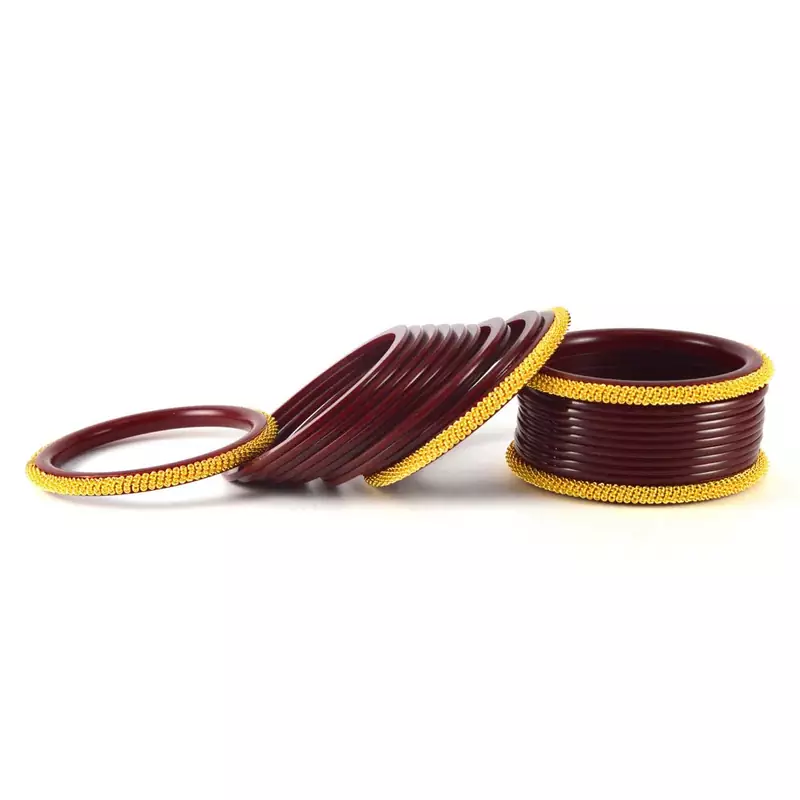 Dazzling Bangles Color-Maroon