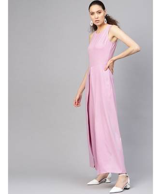 Lavender Wrap leg Jumpsuit 2