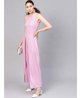 Lavender Wrap leg Jumpsuit 4