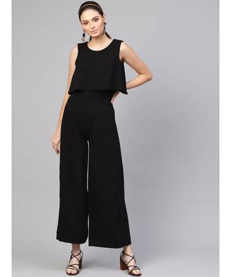 Black Layered Jumpsuit 1