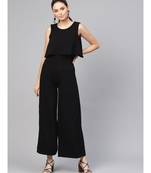 Black Layered Jumpsuit