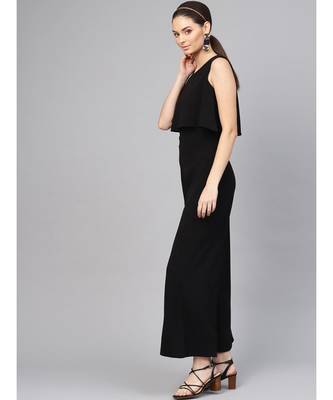 Black Layered Jumpsuit 2