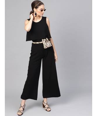 Black Layered Jumpsuit 4