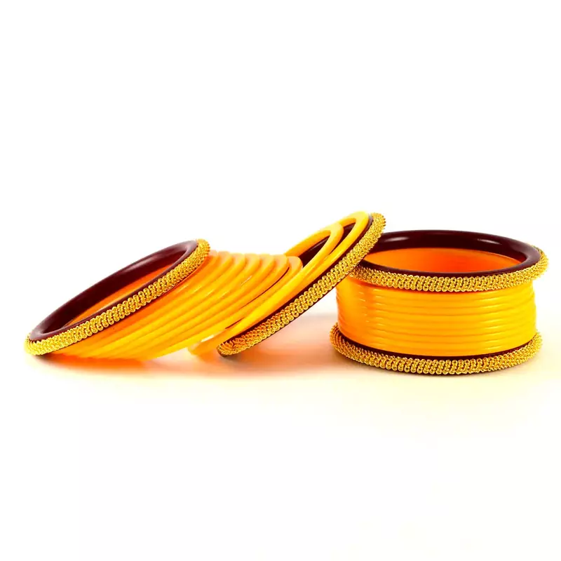 Elegant Bangles Color-Yellow