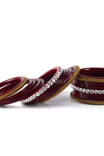 Fashionable Bangles Color-Maroon