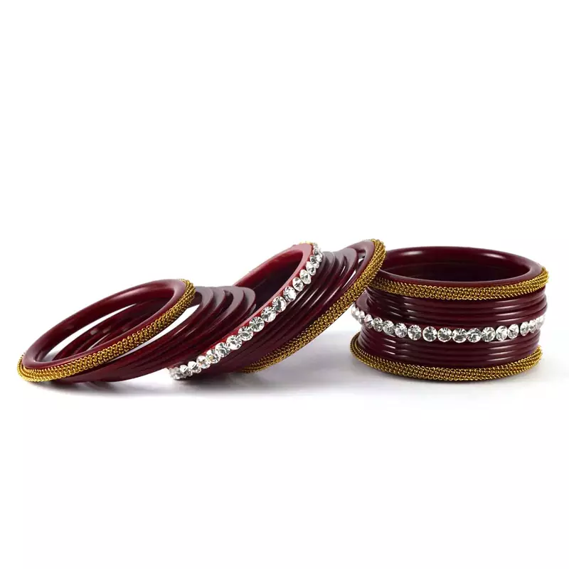 Fashionable Bangles Color-Maroon