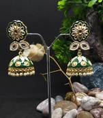 Green earrings