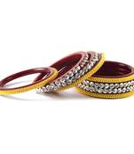 Antiqe Bangles Color-Maroon