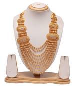 Multilayer golden necklace