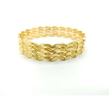 Designer Gold Plated Bangles Set Of 4 3
