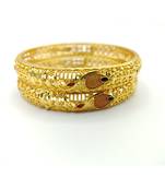 Gold plated bangles