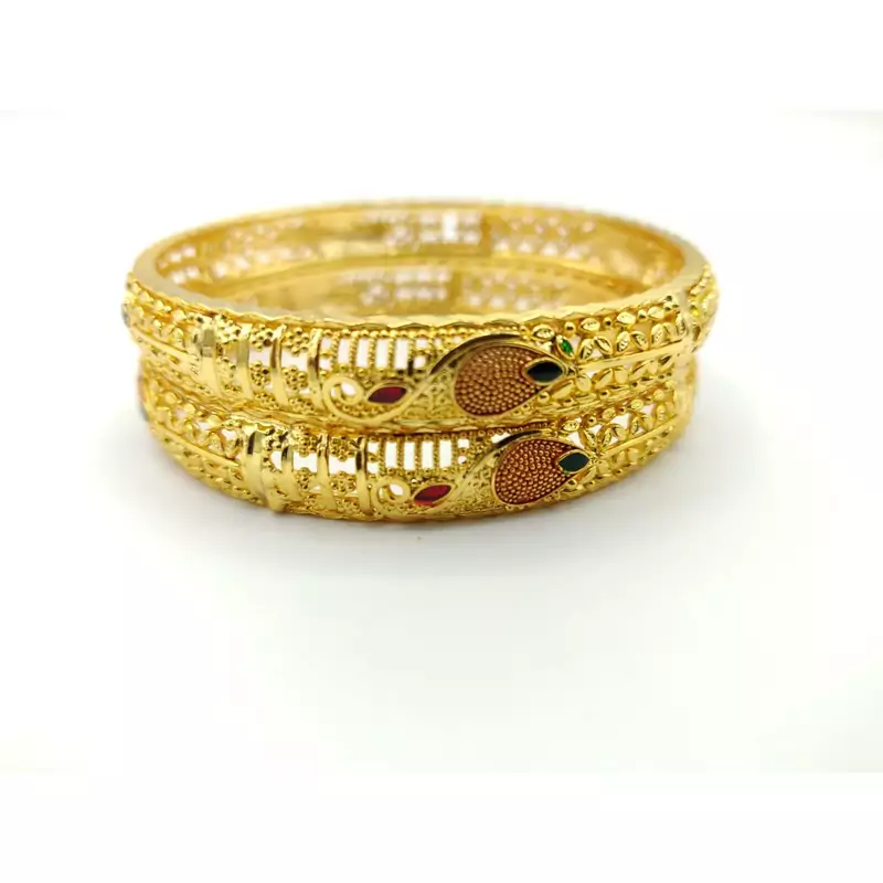 Gold plated bangles