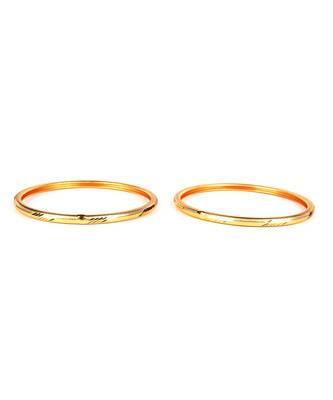 Gold Plated Bangles Set Of 2 1