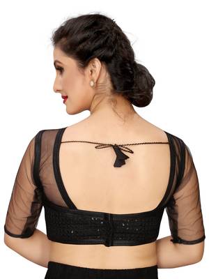 Black Net Fancy Blouse 4
