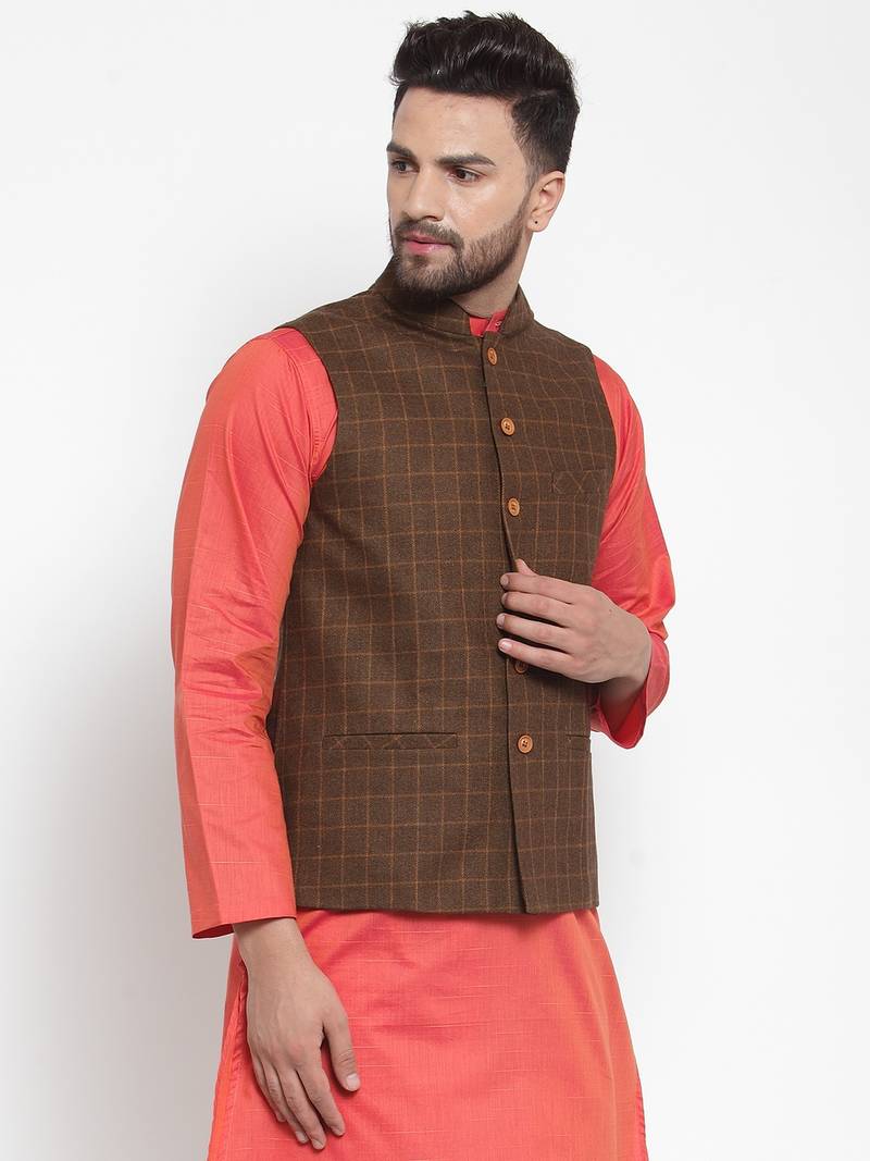 nehru jacket plain