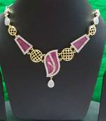 Silver Diamond necklaces