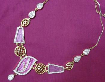Silver Diamond necklaces 3