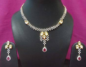 Silver Diamond necklaces 1