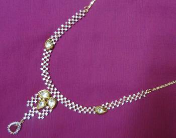 Silver Diamond necklaces 3