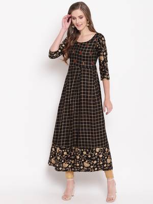 pankhuripink rayon printed kurti 1