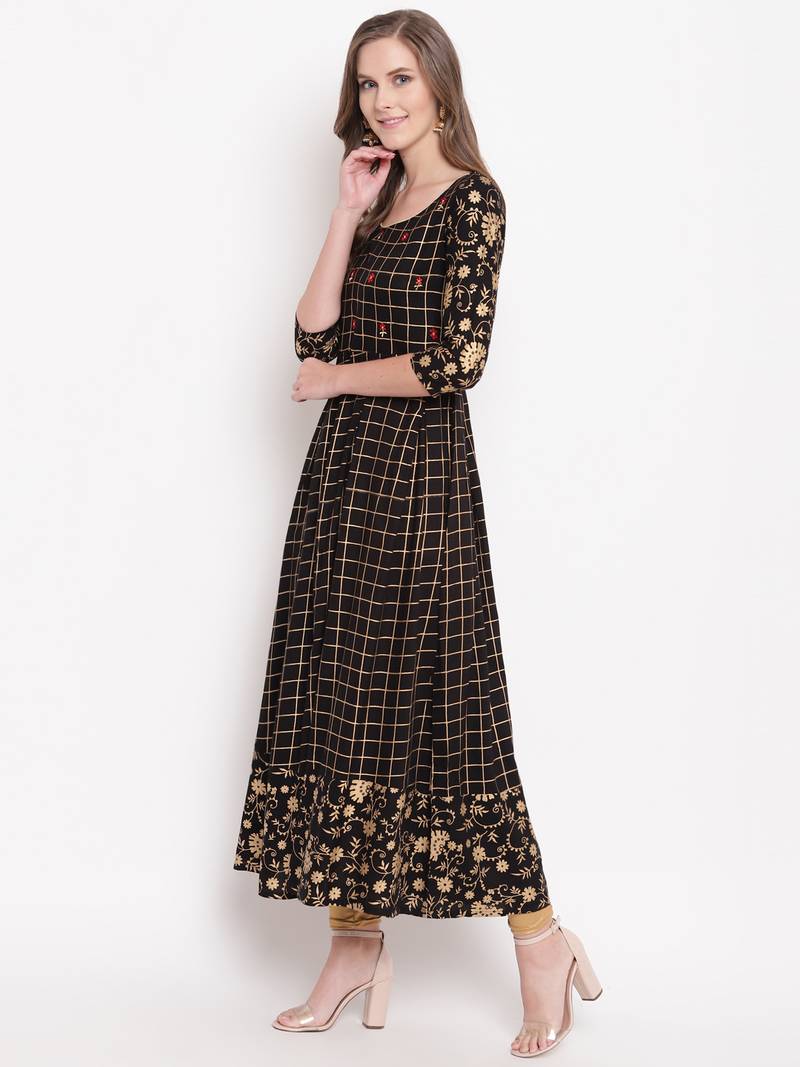 pankhuripink rayon printed kurti