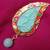 Gold Opal brooch