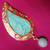 Gold Opal brooch