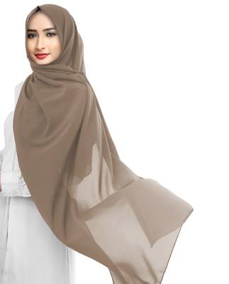 Daily Wear Ivory Color Scarf Hijab Dupatta For Women 2