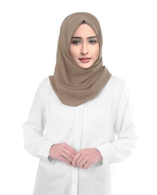 Daily Wear Ivory Color Scarf Hijab Dupatta For Women 4