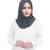 Metallic Grey Color Party Wear Georgette Dupatta Hijab Scarf For Women 
