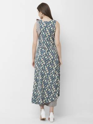 Multicolor printed rayon kurtas-and-kurtis 2